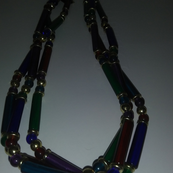Genuine Lucite Necklace - Picture 1 of 6